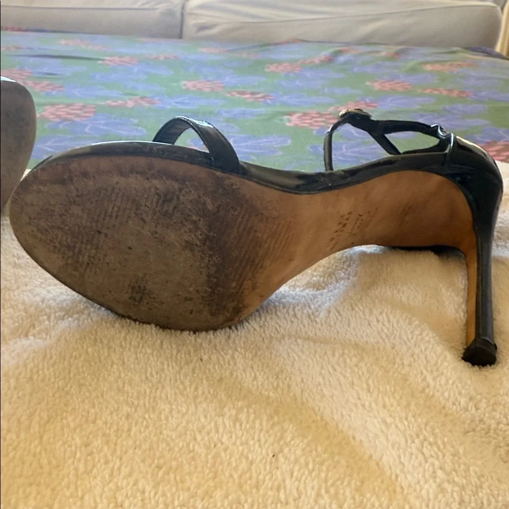 Stuart Weitzman Black Patent Heels - Picture 4 of 8